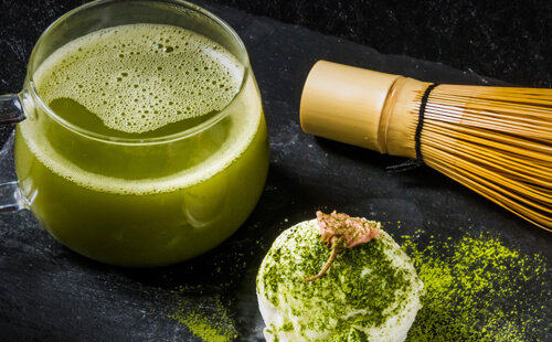 Green tea with Sweetsのイメージ画像